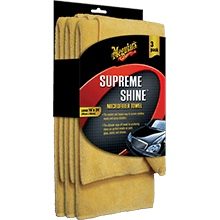 MEGUIARS SUPREME SHINE MICROFIBER TOWEL 3-PACK
